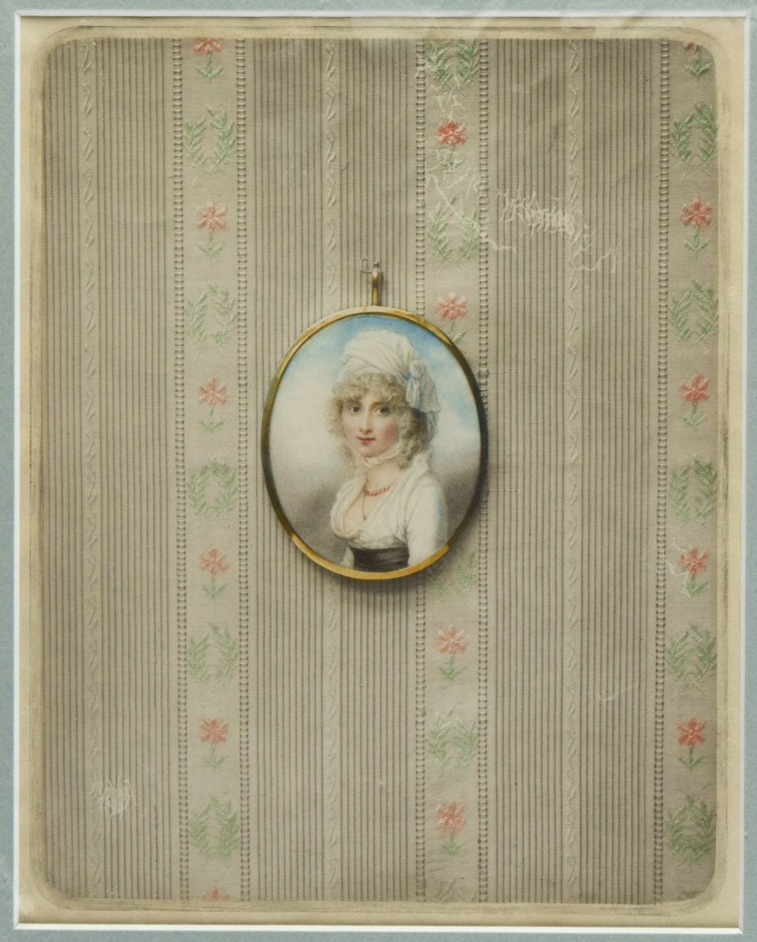 Hubert. Langlumé u.a. Dame mit großer Haube. Aricie. Miniatur an einer Wand. 3 Bll. versch. Techn. 3 - Image 4 of 4