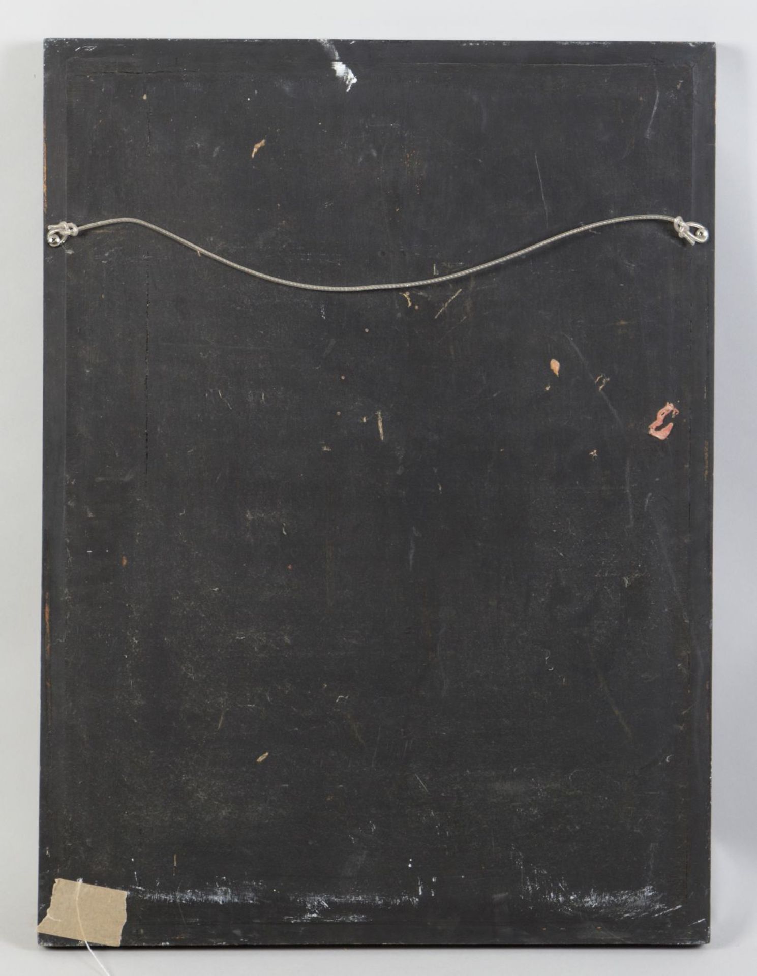 Deutsch, 1. Hälfte 20. Jh. Sarotti-Mohr. Halbrelief aus Masse auf Holz, farbig gefasst. 81 x 60 cm.  - Bild 2 aus 2