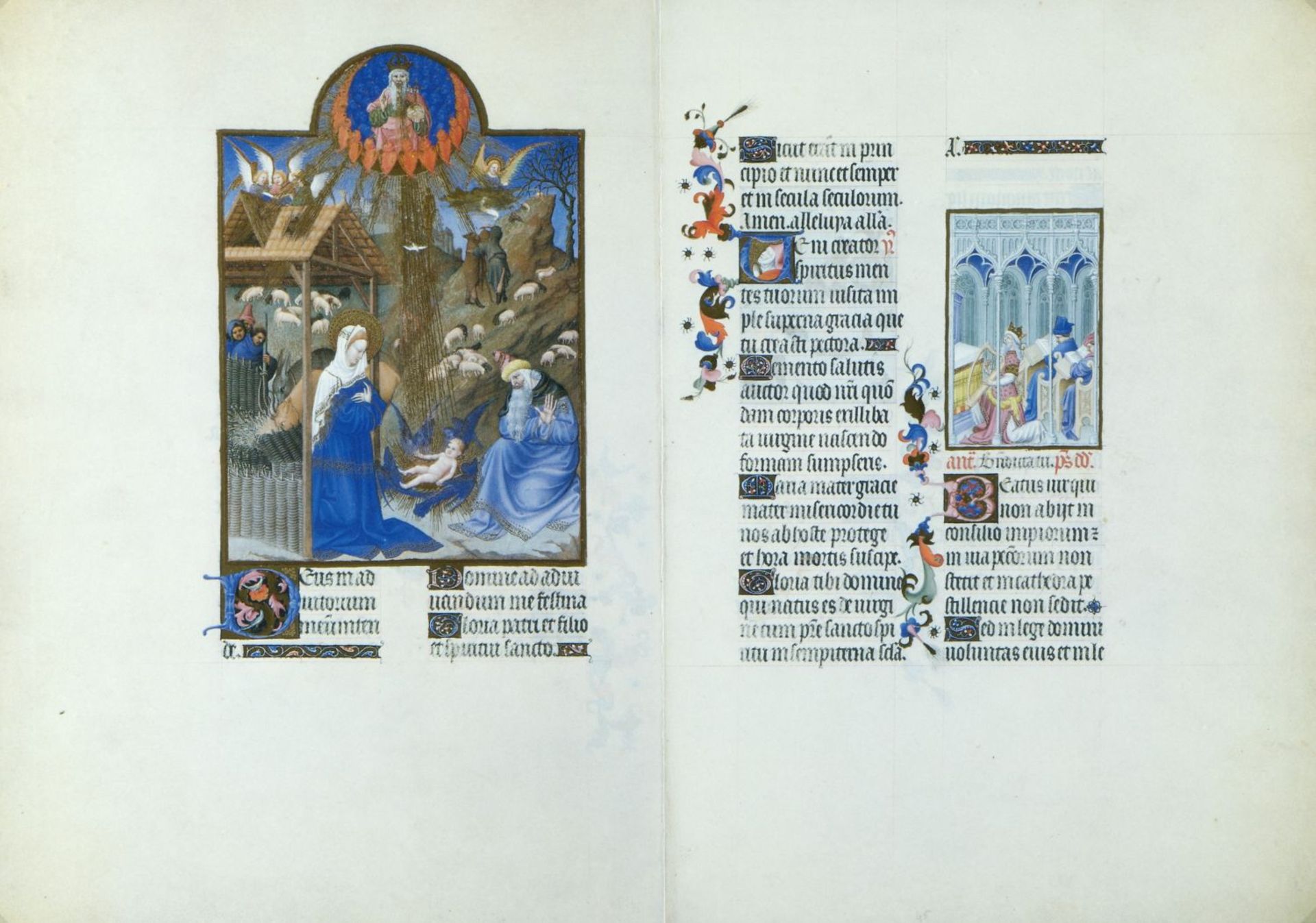 Frankreich, 20. Jh. Kopie eines Blattes aus einem Stundenbuch (?) mit der Darstellung des Mont Saint - Bild 2 aus 4