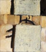 Rizzi, Maria Teresa. 1956 Encrucijada de la serie punto y croz. Öl/Lwd. 53,5 x 48 cm. Gerahmt. Verso