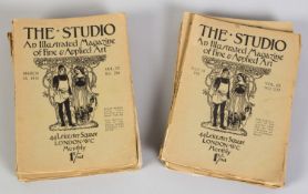 The Studio Hefte Nrn. 215-226 aus den Jahren 1911 und 1912.