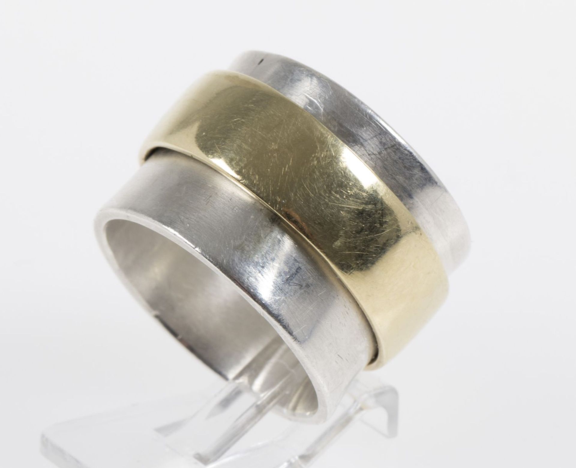 Modernes Collier und Ring Silber - Bild 3 aus 3