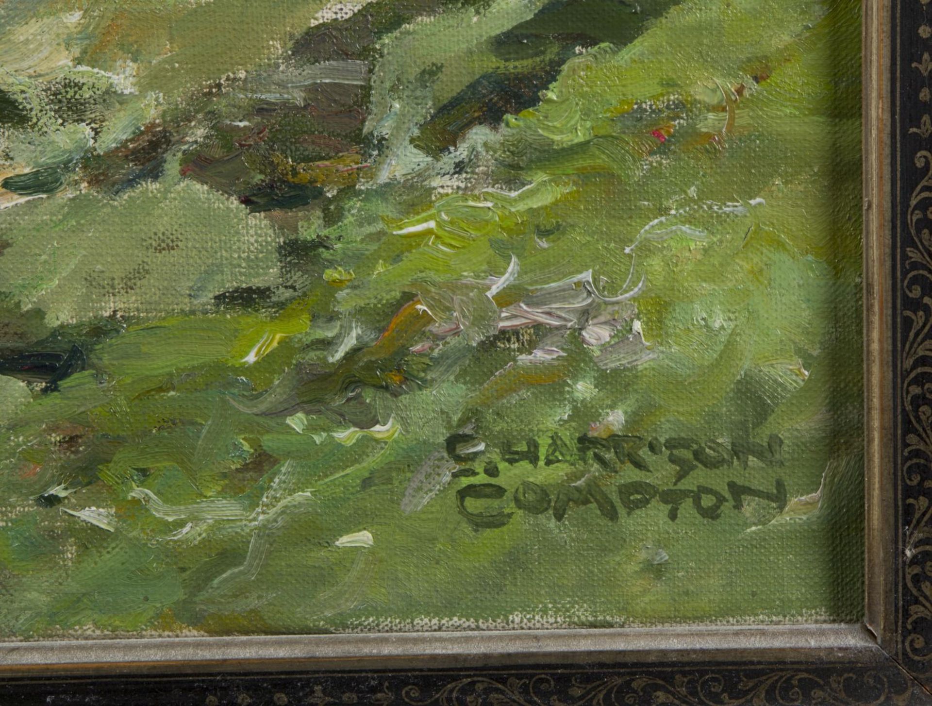 Compton, Edward Harrison. 1881 - Feldafing - 1960 Verschneites Matterhorn. Öl/Lwd. Sign. 60 x 80 cm. - Bild 2 aus 3