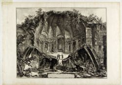 Piranesi, Giovanni-Battista. 1720 - Rom - 1778 Avanzi del Tempio del Dio Canopo nella Villa Adriana