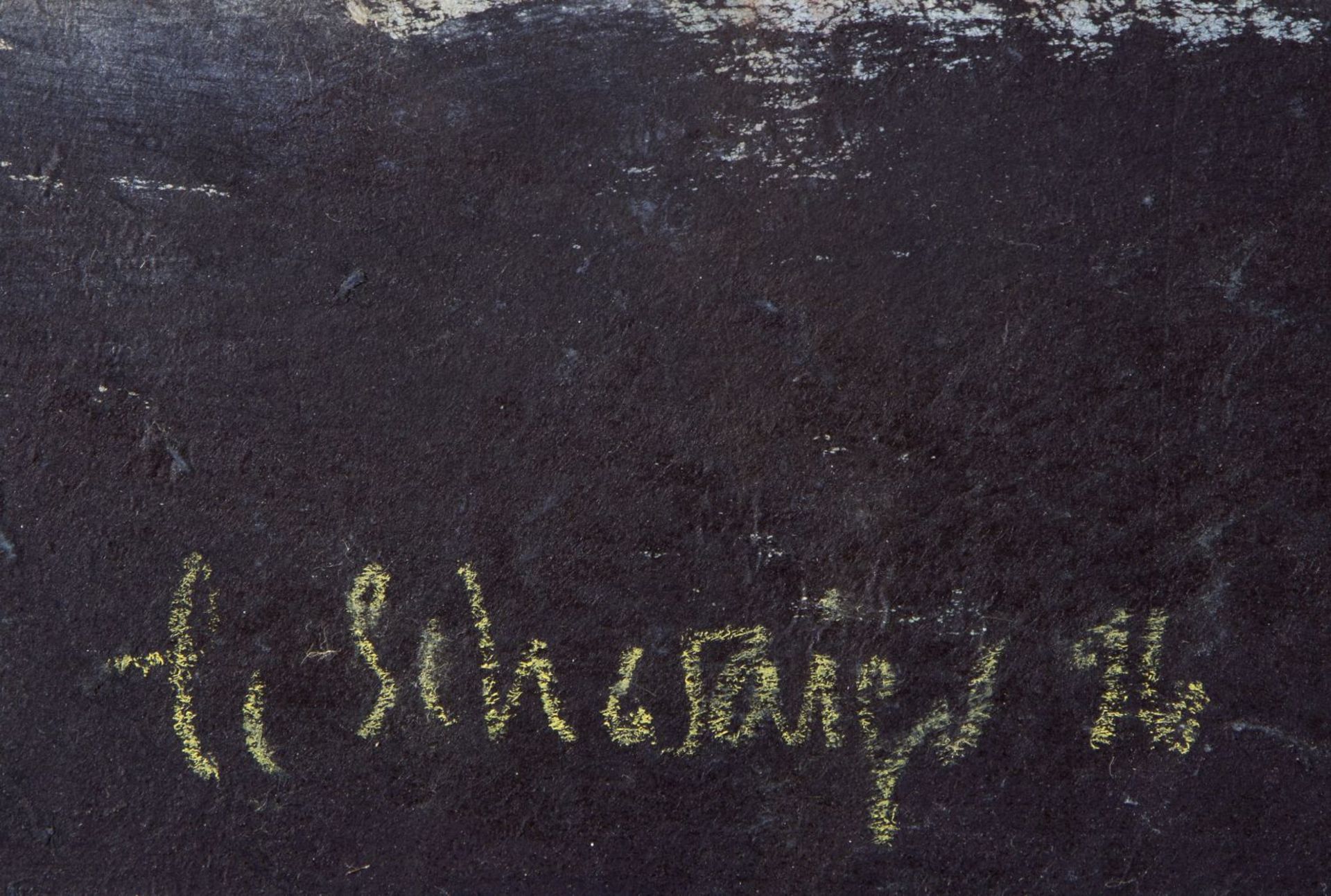 Schwaiger, Elena. 1948 Bad Homburg Komposition. Mischtechn./Karton. Sign. und dat. (19)96. 96 x 132 - Image 2 of 3