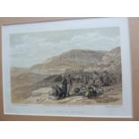 David Roberts - Two colour lithographic plates from, The Holy Land, Syria, Idumea, Arabia, Egypt &