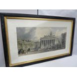 After A L Thomas - The Royal Exchange and the Bank of England, engraved by T A Prior, hand