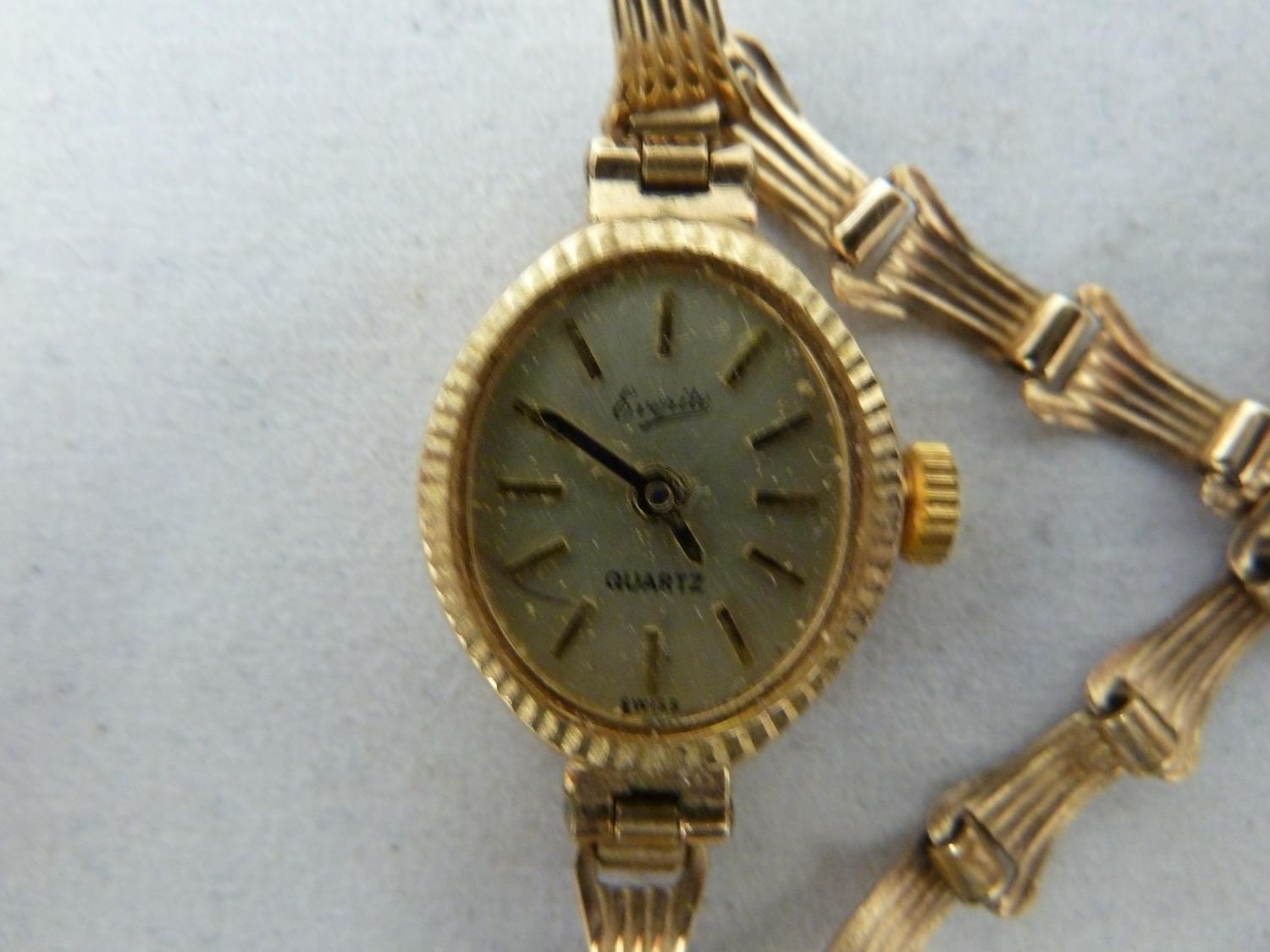 A ladies 9ct gold Everite Quartz wristwatch, 7.3 grms approx - Image 3 of 6