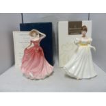Royal Doulton - two porcelain figures, Ellen, Lady of the year 1997, HN 3992, with certificate and