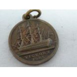 Horatio Nelson interest - a British & Foreign Sailor's Society commemorative medallion - cast with a
