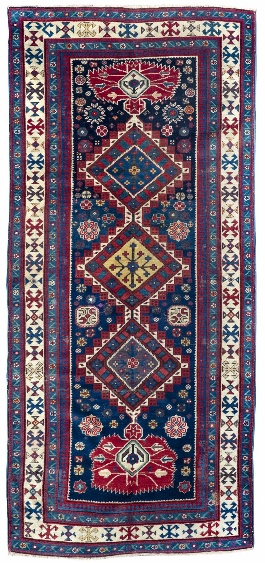 A CAUCASIAN KARAGASCHLI RUG, LATE 19TH CENTURY