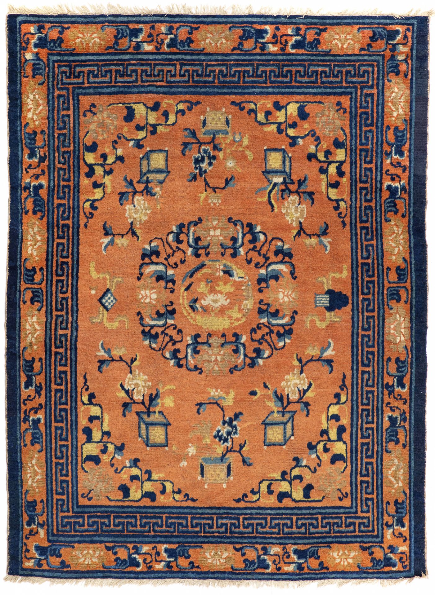 A NINGXIA CARPET, FIRST HALF 19TH CENTURY