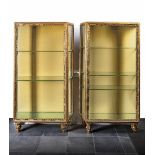 A PAIR OF FRENCH DISPLAY CABINETS, LATE 19TH CENTURY