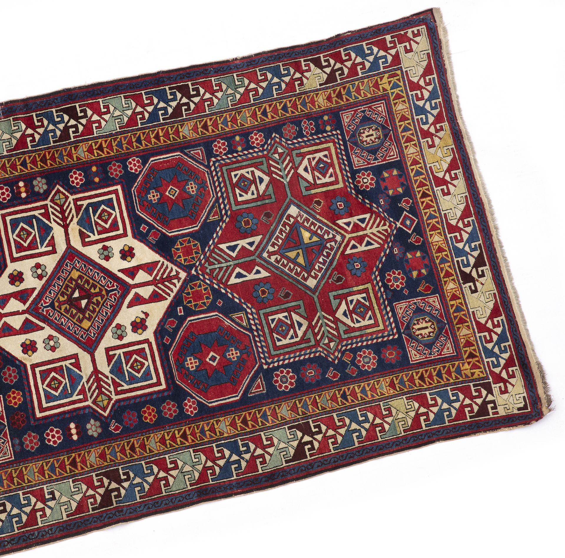 AN AKSTAFA RUG, 19TH CENTURY - Image 4 of 4