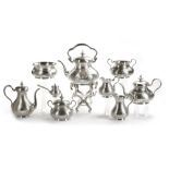 A COFFEE AND TEA SERVICE SET, 19TH CENTURY