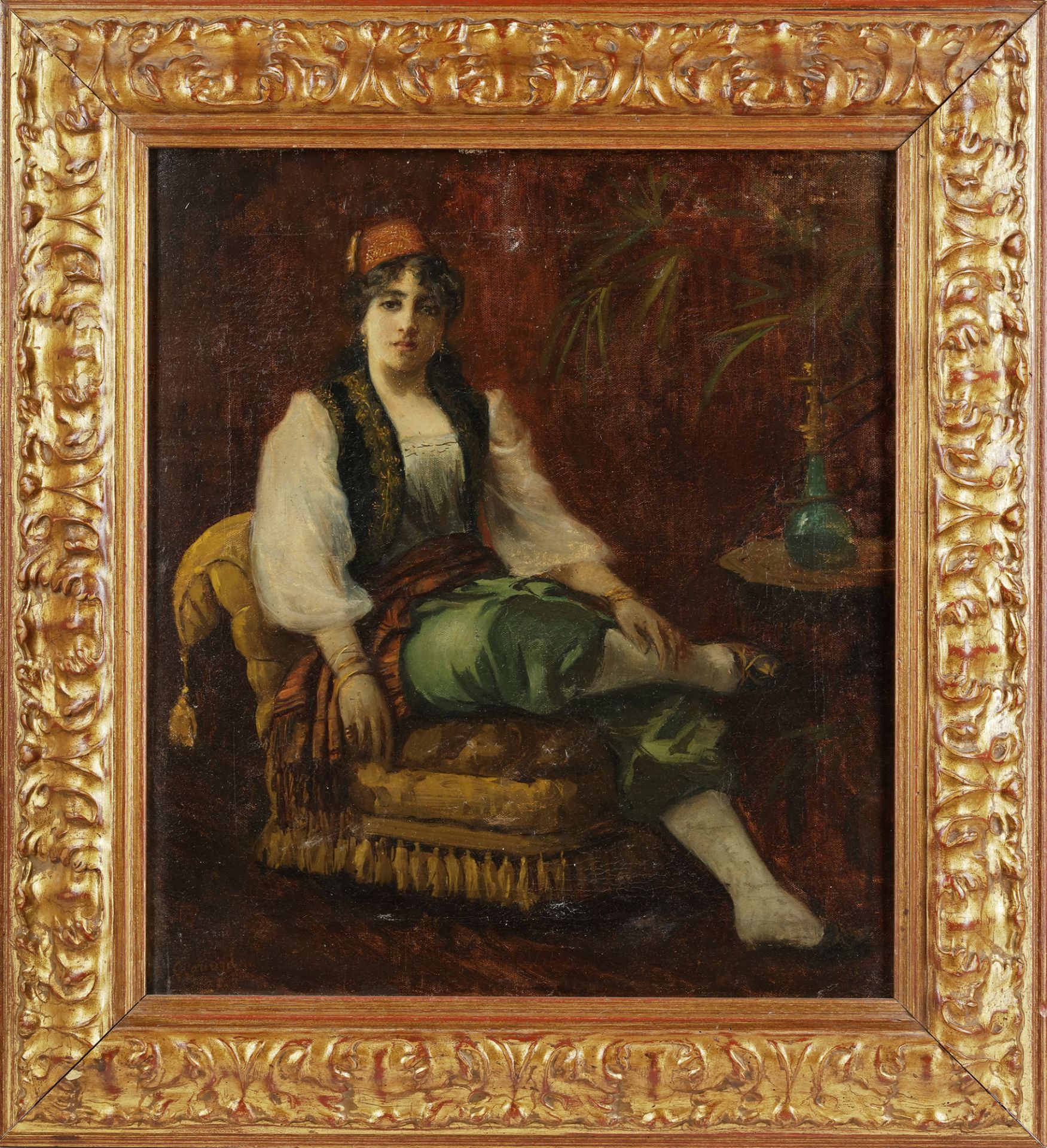 AN ORIENTALIST SCHOOL PAINTING, 20TH CENTURY