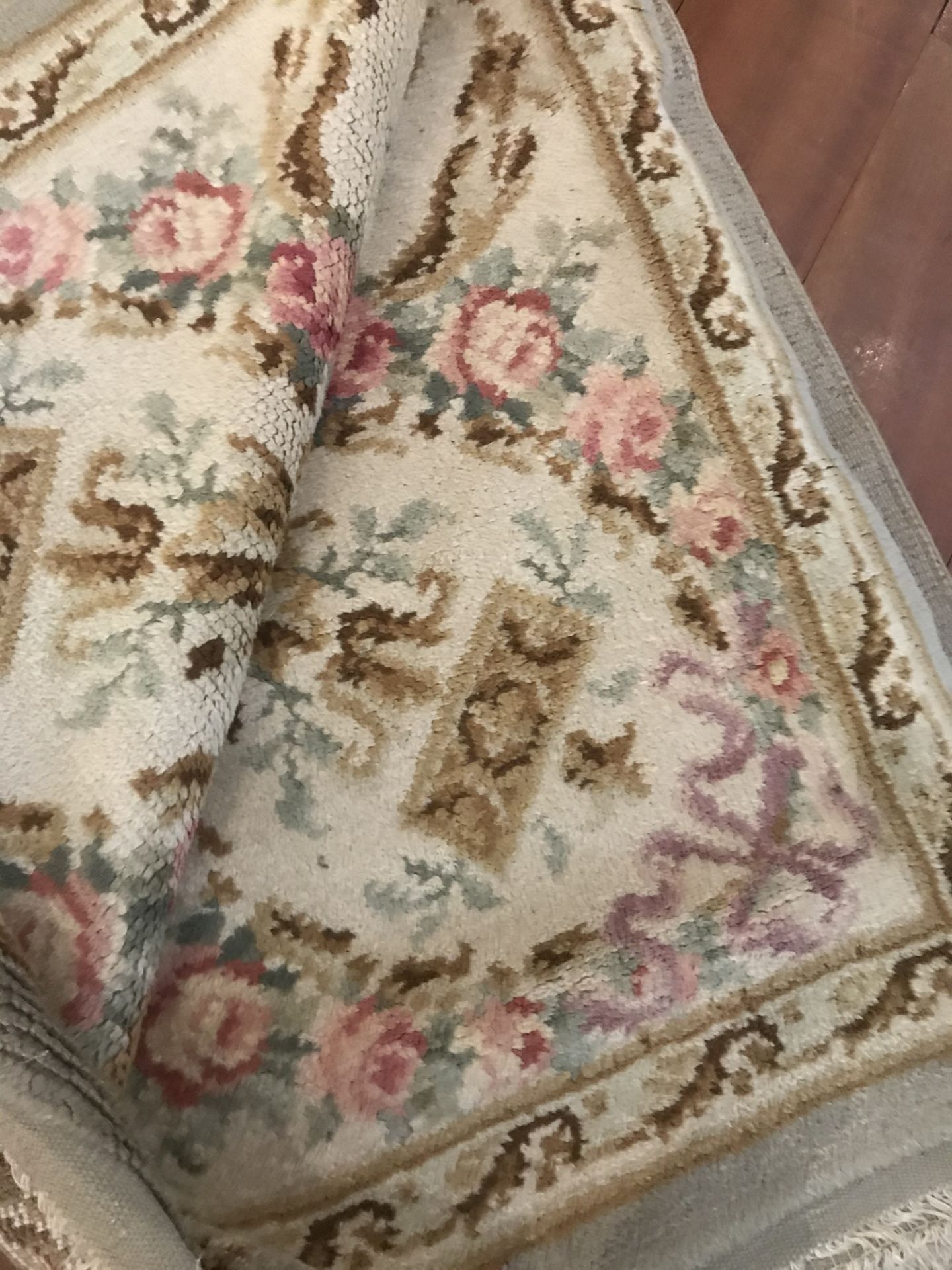 AN AUBUSSON RUG, CIRCA 1920-1940 - Image 2 of 2