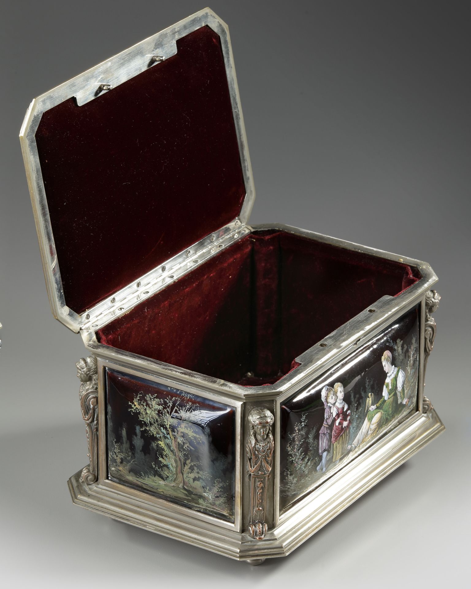 A JEWELRY BOX, FRANCE, LATE 19TH CENTURY - Image 4 of 4