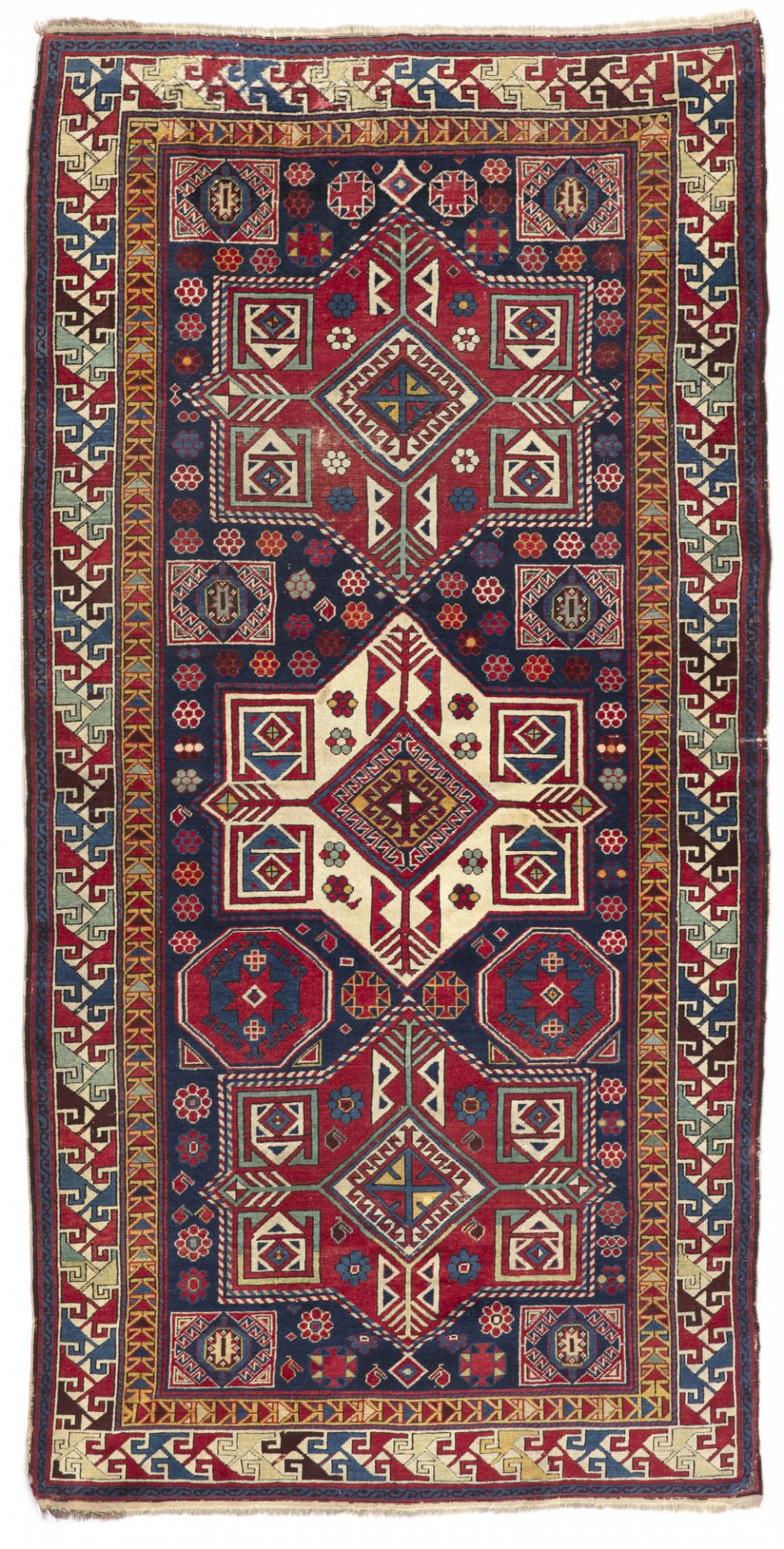 AN AKSTAFA RUG, 19TH CENTURY