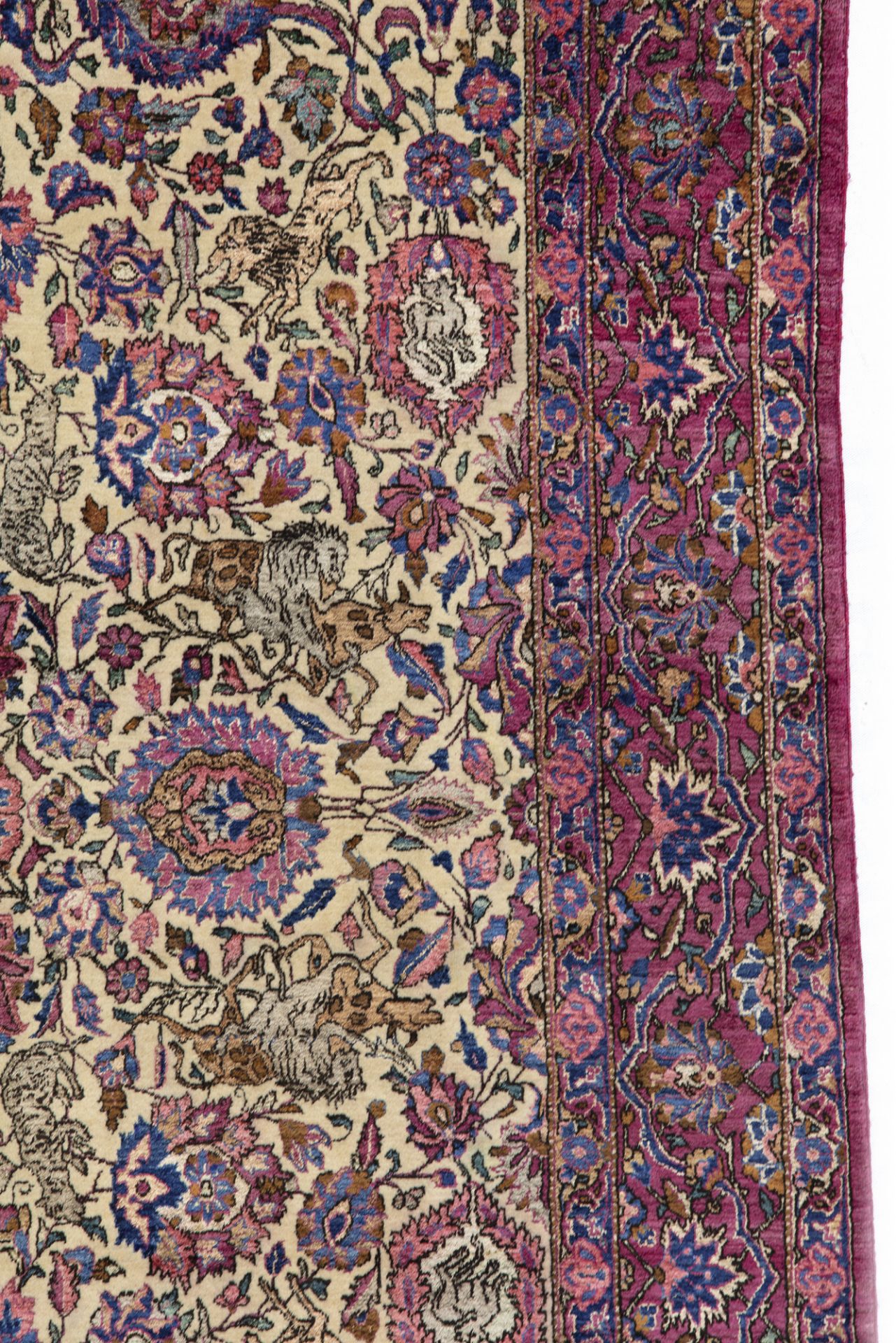 A TEHRAN SILK RUG, 1900 - Image 8 of 9