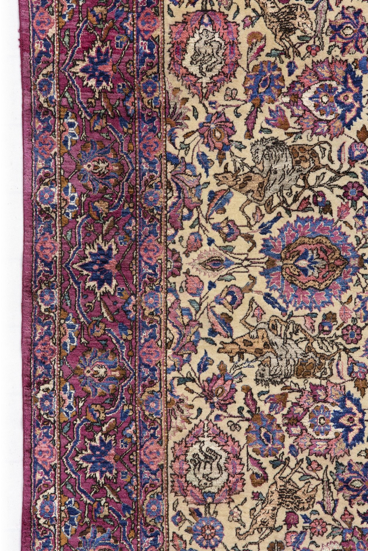 A TEHRAN SILK RUG, 1900 - Image 5 of 9