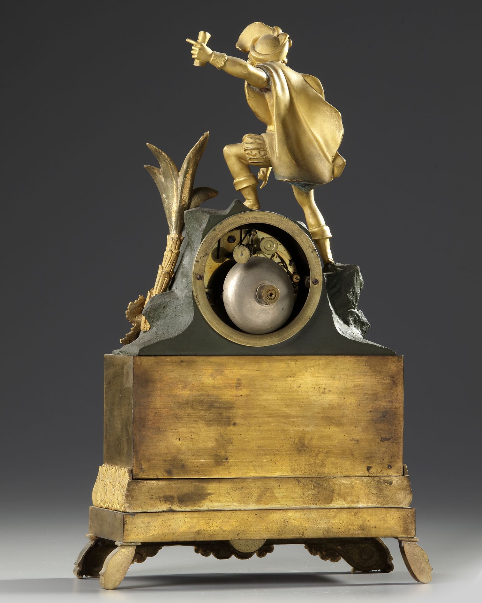 A MANTEL CLOCK, EARLY 19TH CENTURY - Image 3 of 3