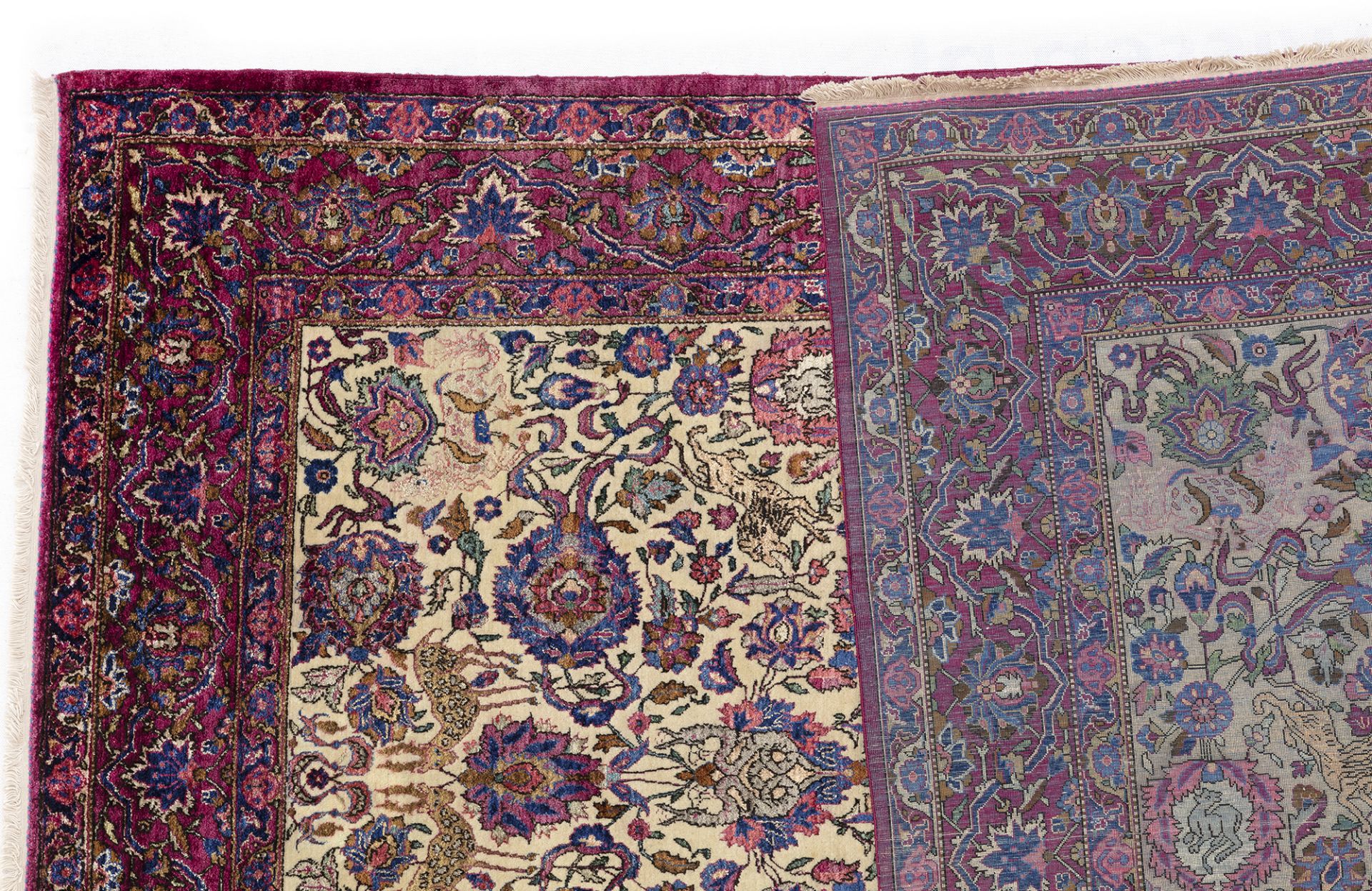 A TEHRAN SILK RUG, 1900 - Image 7 of 9