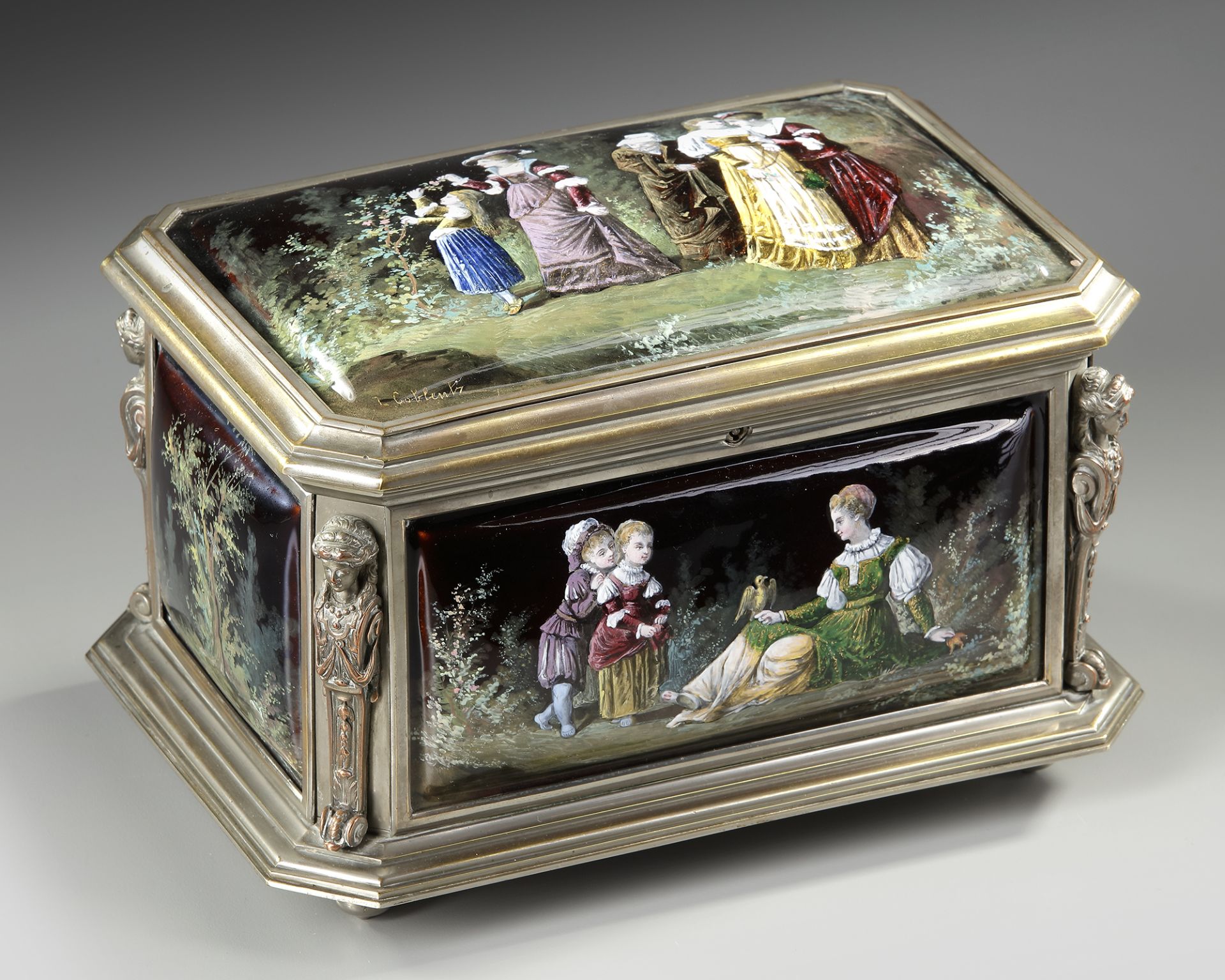 A JEWELRY BOX, FRANCE, LATE 19TH CENTURY