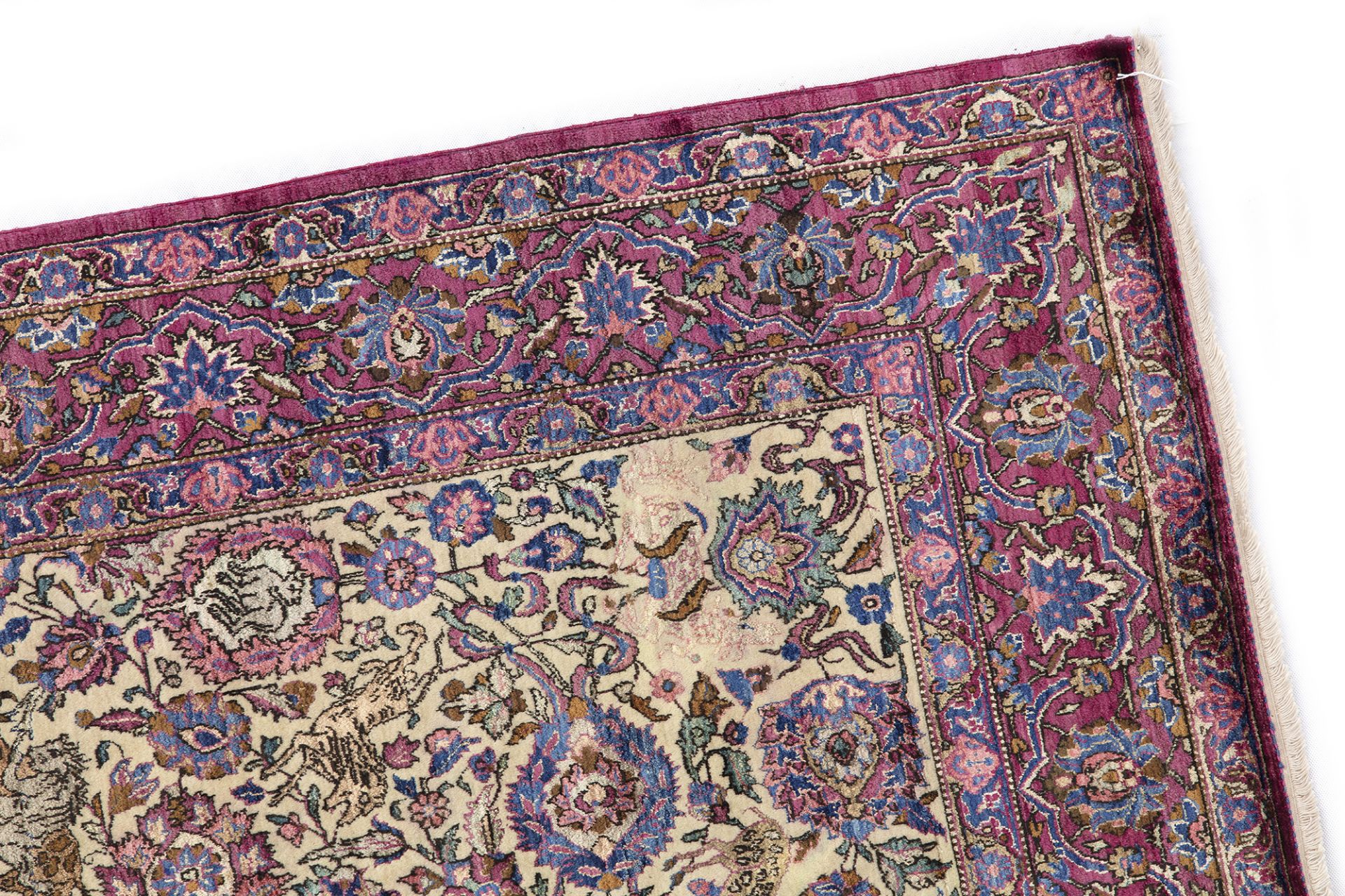 A TEHRAN SILK RUG, 1900 - Image 2 of 9