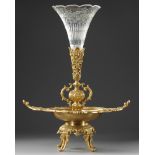 A SOLIFLORE CENTERPIECE, LATE 19TH CENTURY