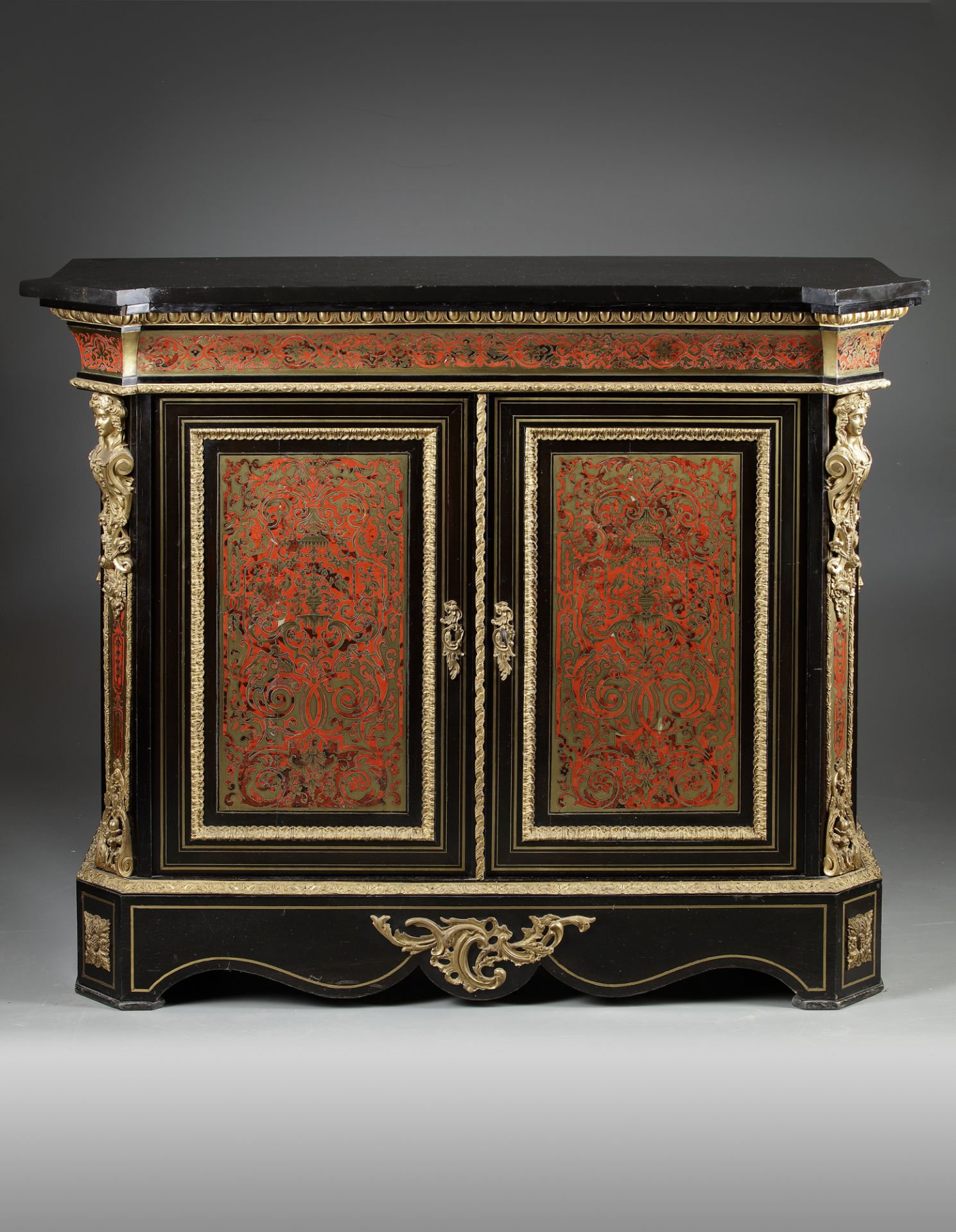 A FRENCH 'BOULE' CABINET, 19TH CENTURY