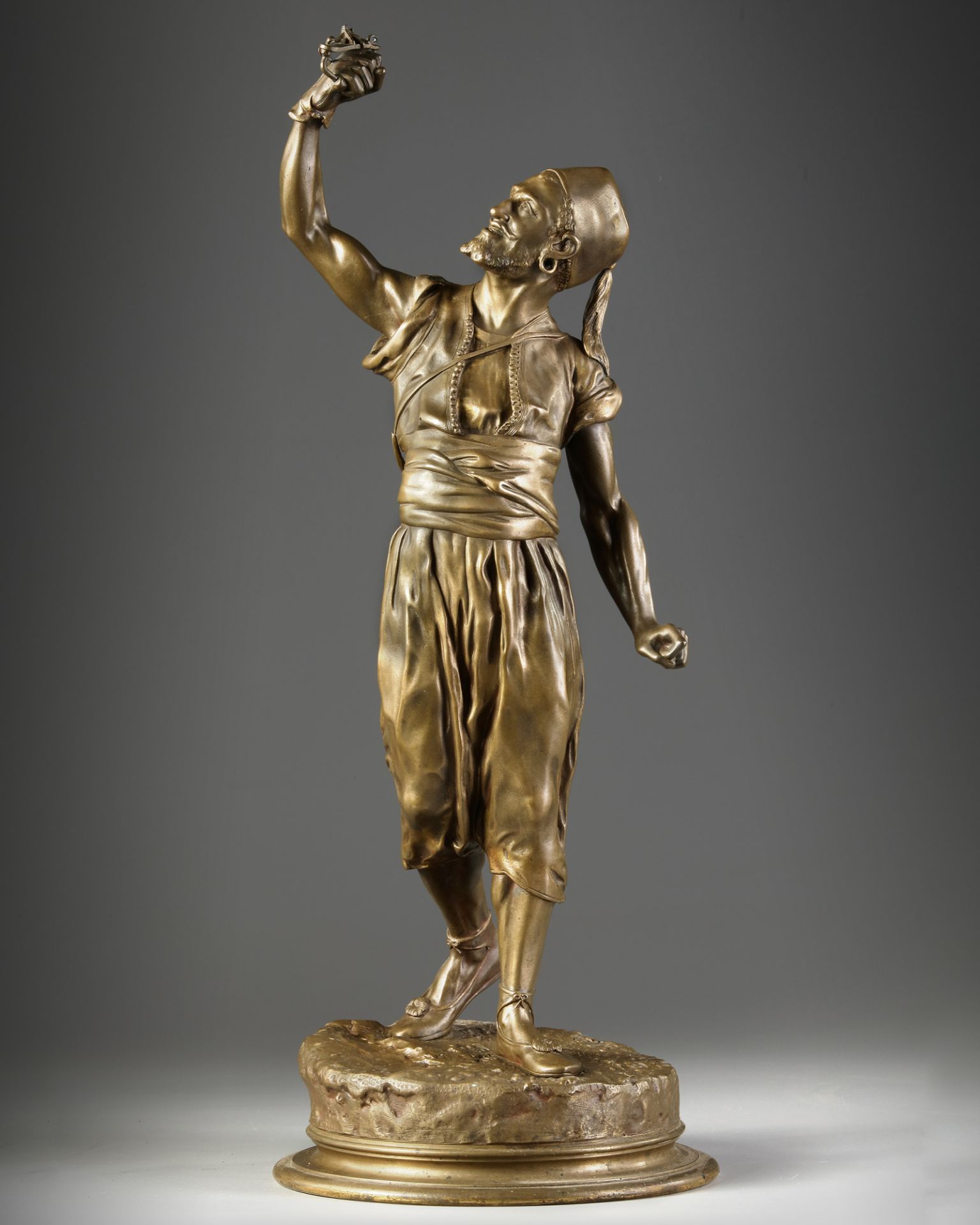 A BRONZE FIGURE, JULES MÈNE, 19TH CENTURY