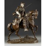 A SUPERB BRONZE SCULPTURE BY ALFRED BARYE AND EMILE GUILLEMIN, 19TH CENTURY