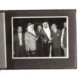 A RARE PHOTO ALBUM INCLUDING 11 ORIGINAL PHOTOS OF HIS HIGHNESS PRINCE MUHAMMAD BIN ABDUL AZIZ DURIN