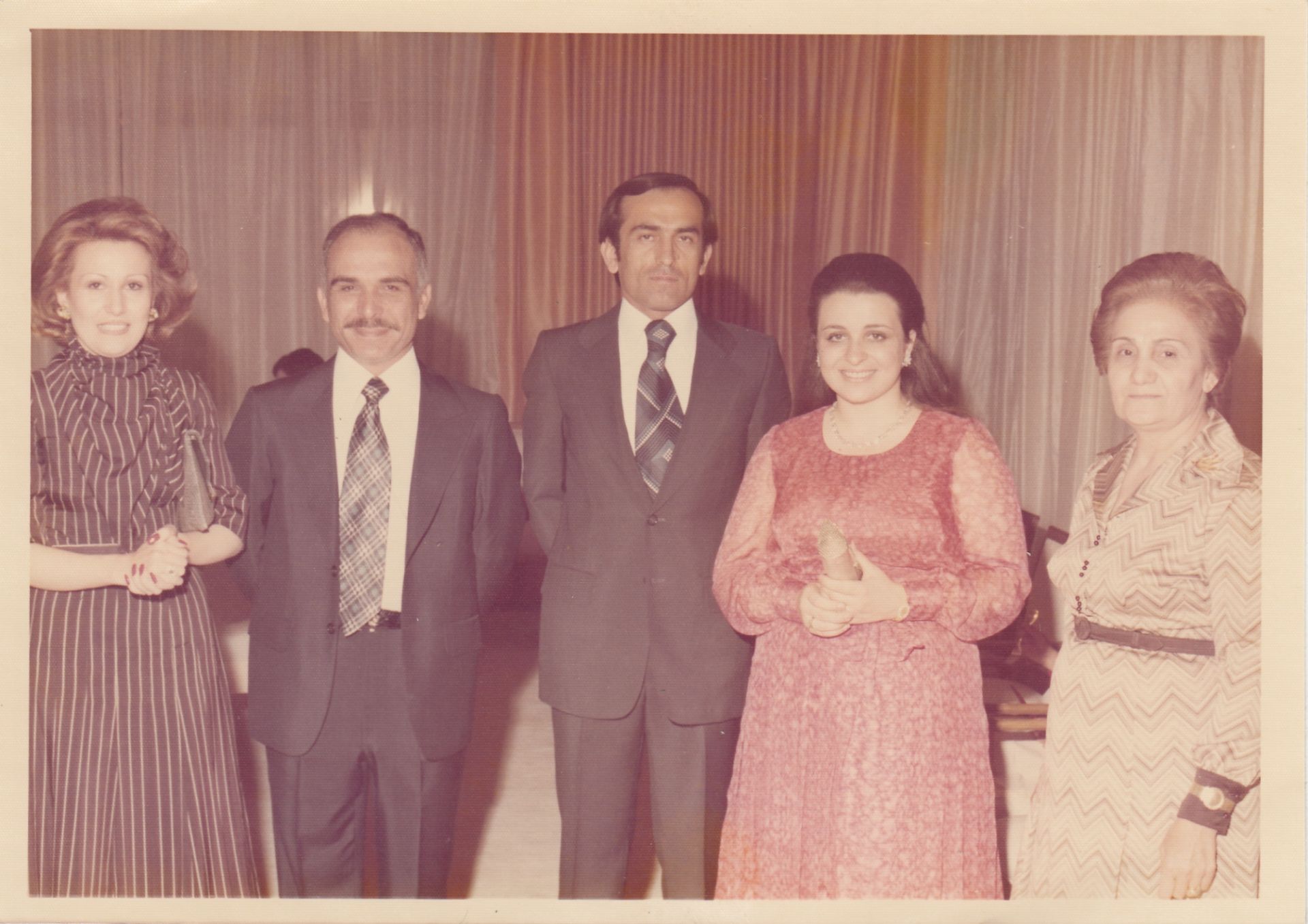 A COLLECTION OF TWELVE PHOTOGRAPHS, AMONG WICH OF THE LATE KING HUSSEIN BIN TALA’S MARRIAGE TO PRINC - Image 10 of 24