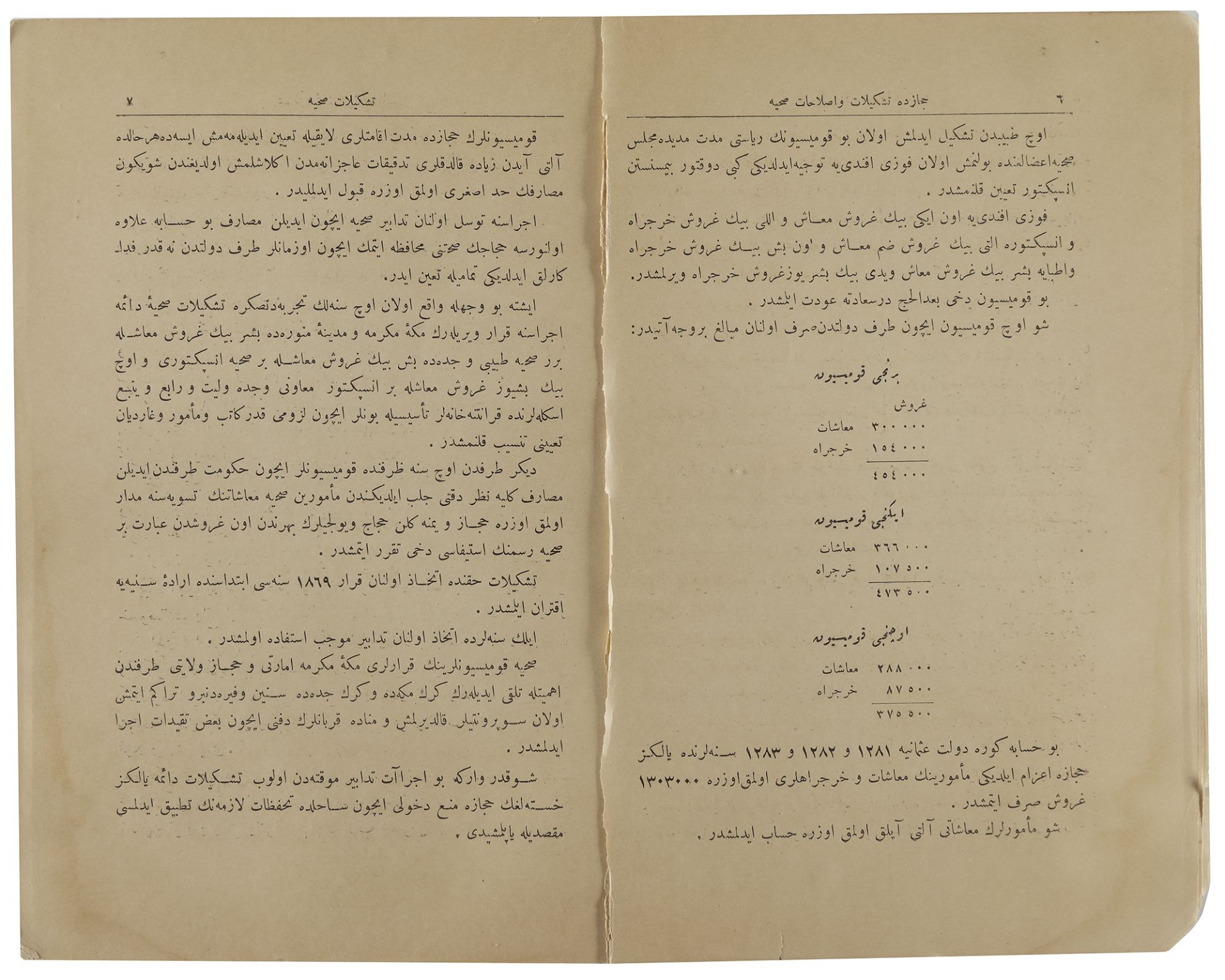 TWO BOOKS OF HIJAZ SANITARY ADMINISTRATION, ANNUAL REPORT FOR HAJJ, EDITED BY DR. HAJJ QASIM EZZ EL- - Image 7 of 12