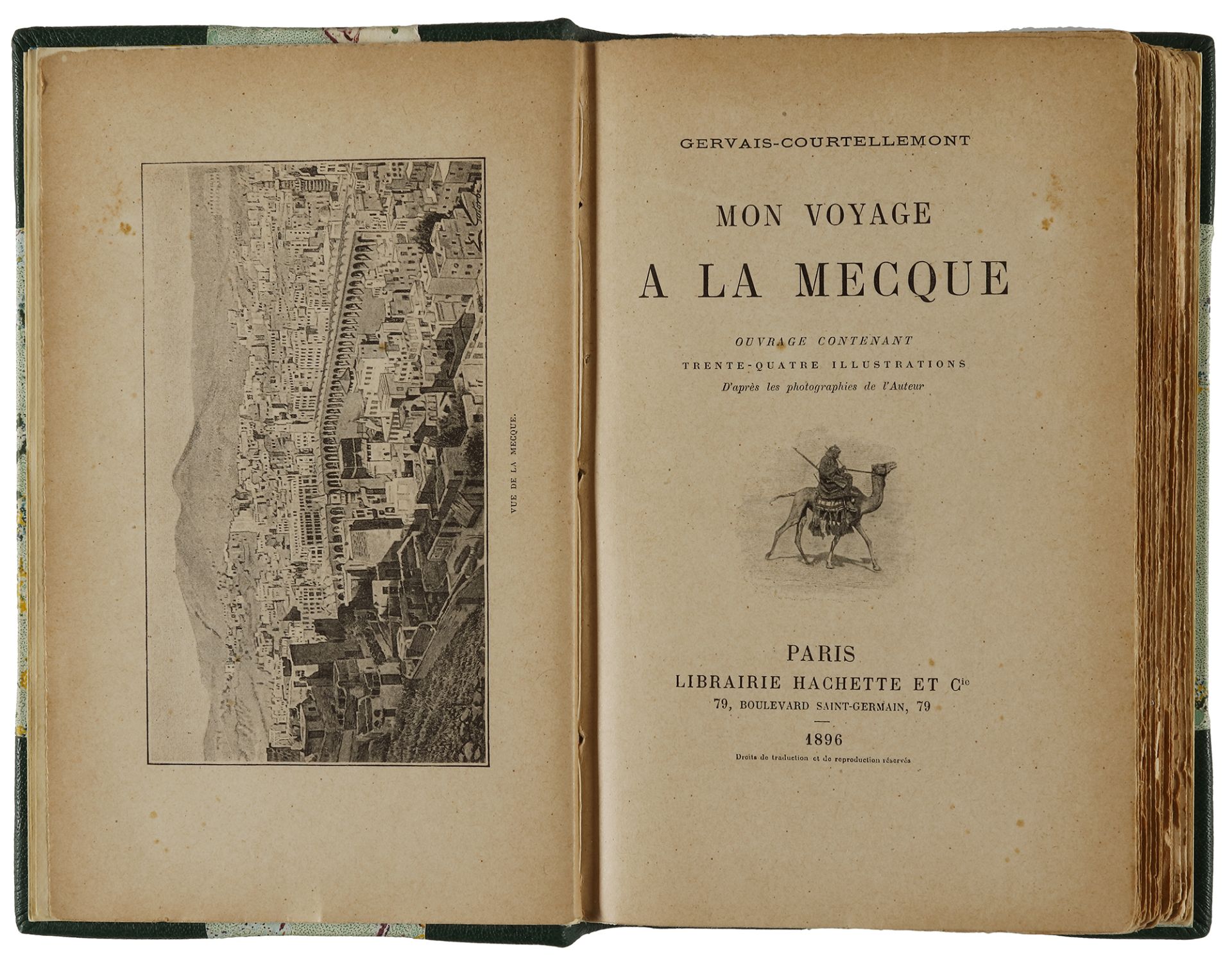 ‘MON VOYAGE A LA MECQUE’ (MY TRIP TO MECCA), BY GERVAIS-COURTELLEMONT, 1896 - Image 2 of 5