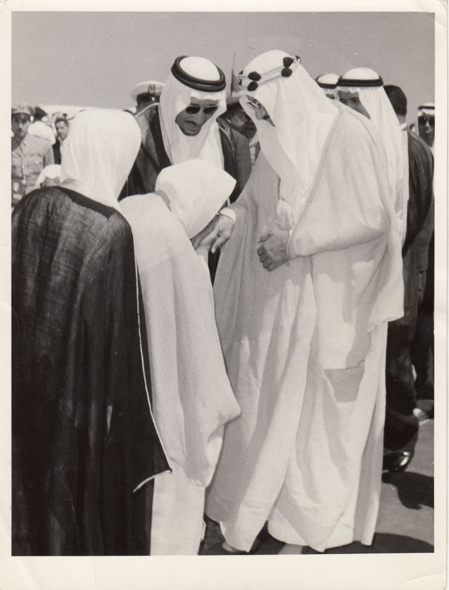 THREE RARE PHOTOS OF KING SAUD BIN ABDULAZIZ DURING 1950s - Image 3 of 5