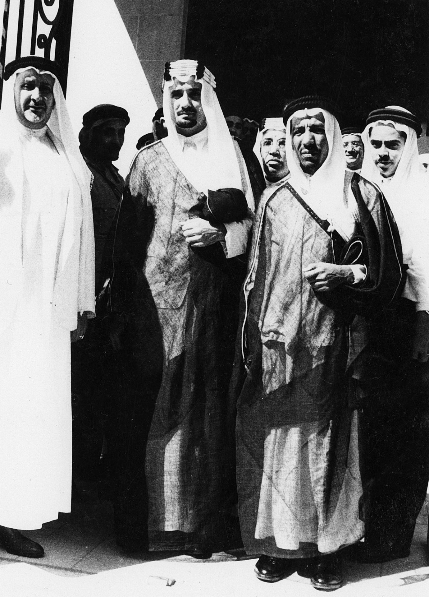 A VERY RARE COLLECTION OF SIX PHOTOS OF PRINCE MANSOUR BIN ABDULAZIZ AL SAUD (THE FIRST SAUDI MINIST - Image 6 of 7