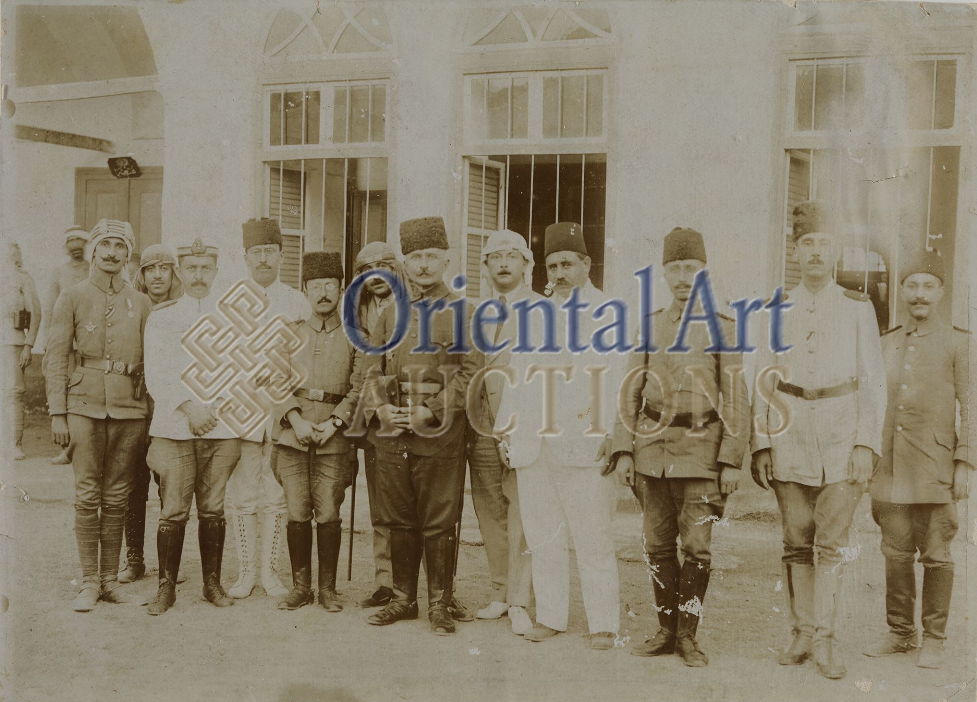 A COLLECTION OF PHOTOGRAPHS RELATED TO THE ACTIVITIES OF ASHRAF BEY IN ARABIAN PENINSULA WITH AN IMP - Image 5 of 17
