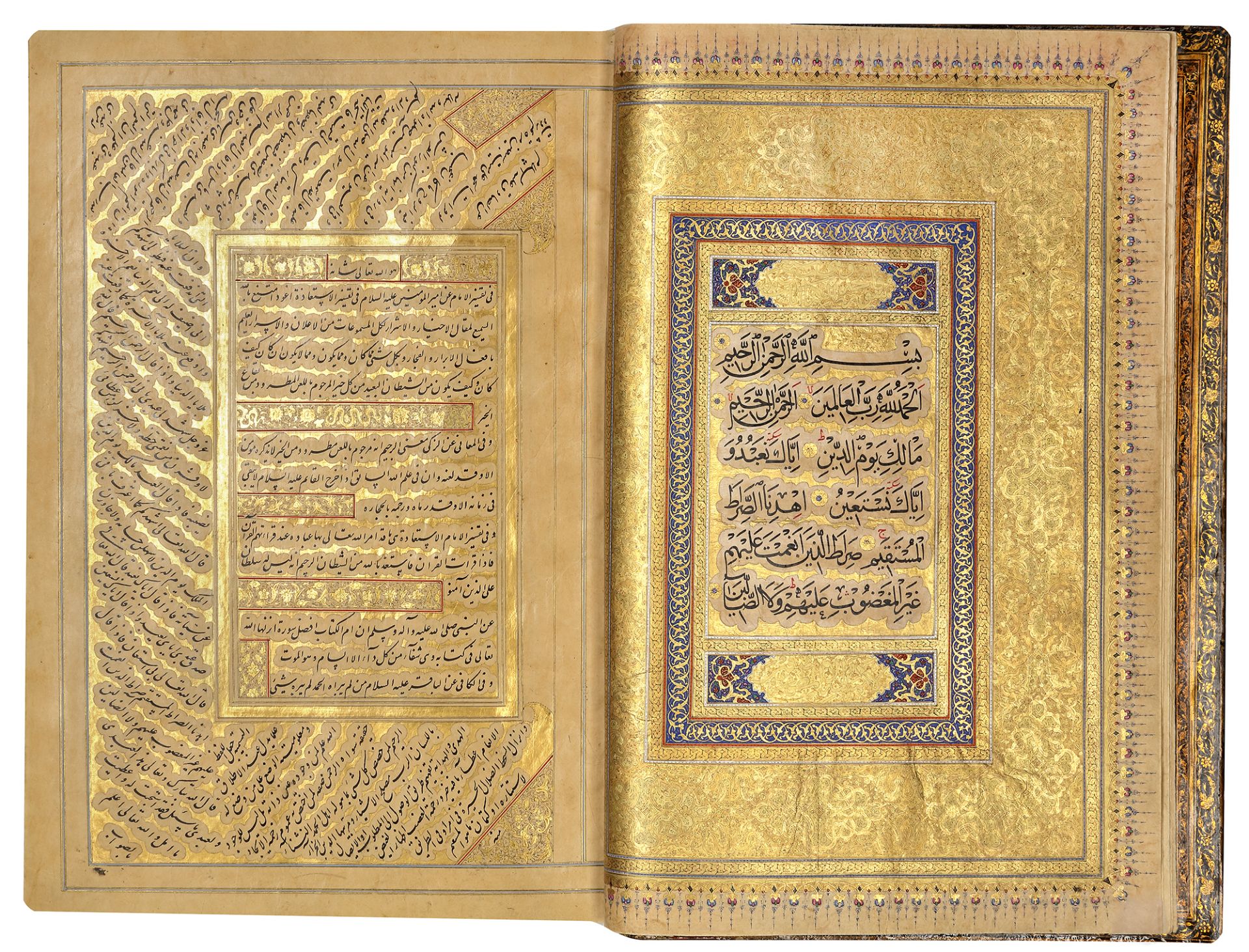 AN EXCEPTIONAL ILLUMINATED SAFAVID QURAN (POSSIBLY SHIRAZ), SECOND HALF 16TH CENTURY, WITH AN ADDITI - Image 8 of 14