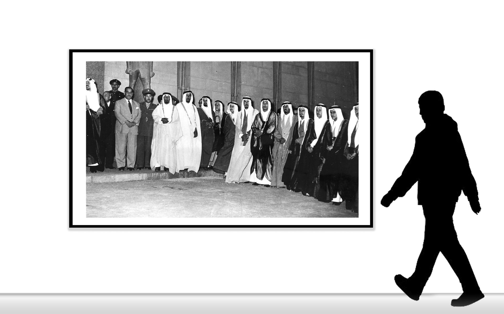 A RARE PHOTOGRAPH SHOWING KING ABDUL AZIZ’S SONS IN EYGPT - Image 2 of 3