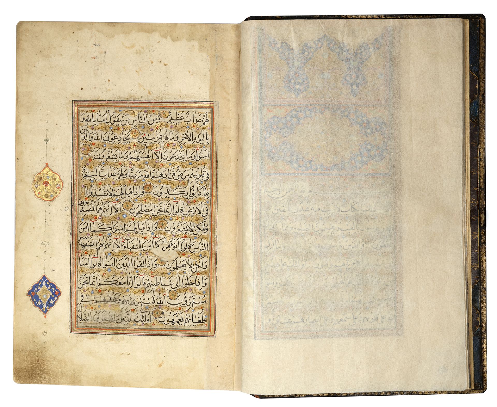 A LARGE ILLUMINATED QURAN, COPIED BY ABDULLAH AL-HUSAYNI, PERSIA, SAFAVID, SHIRAZ, 16TH CENTURY - Image 18 of 21