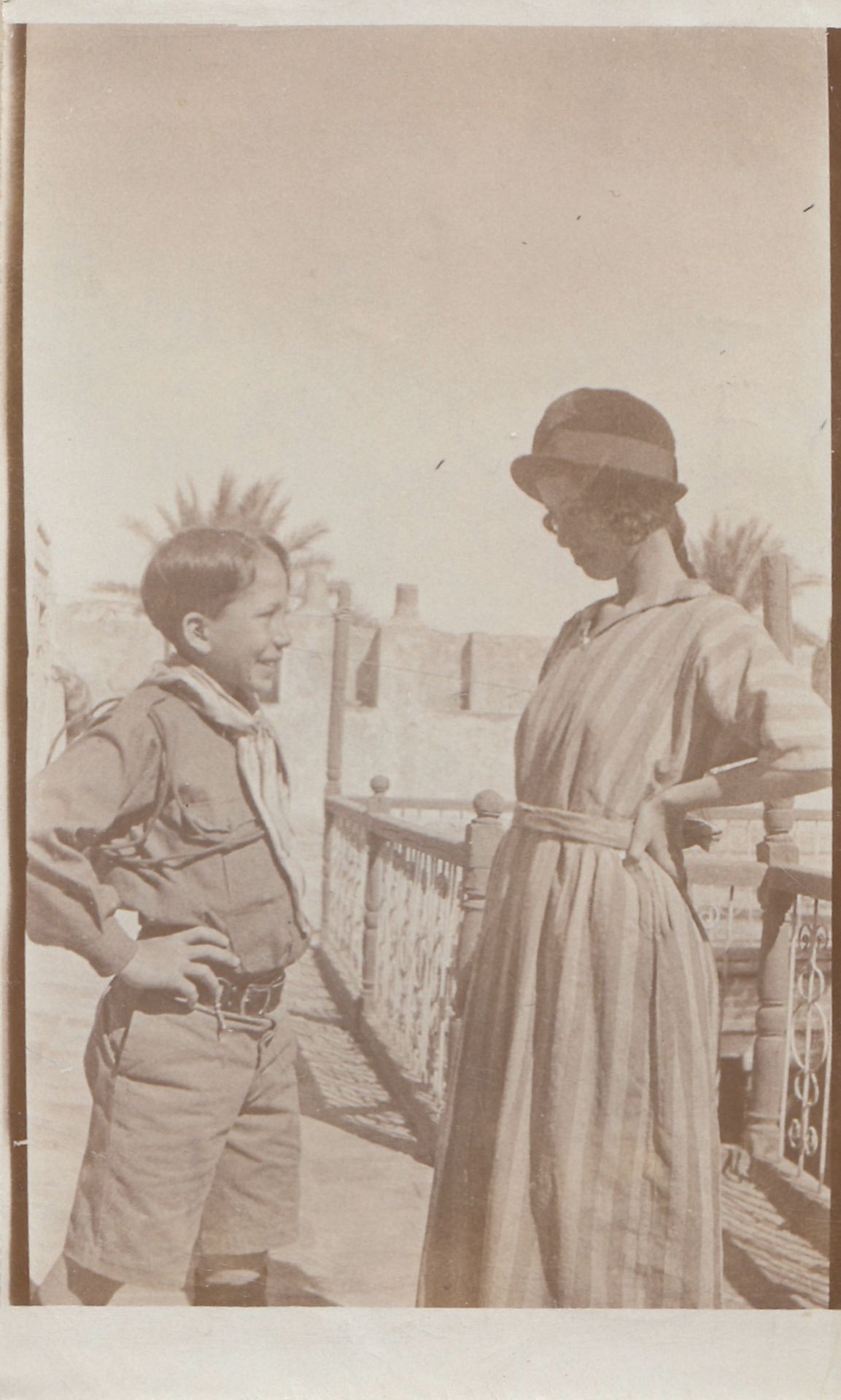 FOUR RARE PHOTOGRAPHS OF THE KINGS FAISAL II OF IRAQ AND SAUD BIN ABD AL-AZIZ, WITH SOME ROYALS AND - Image 2 of 8