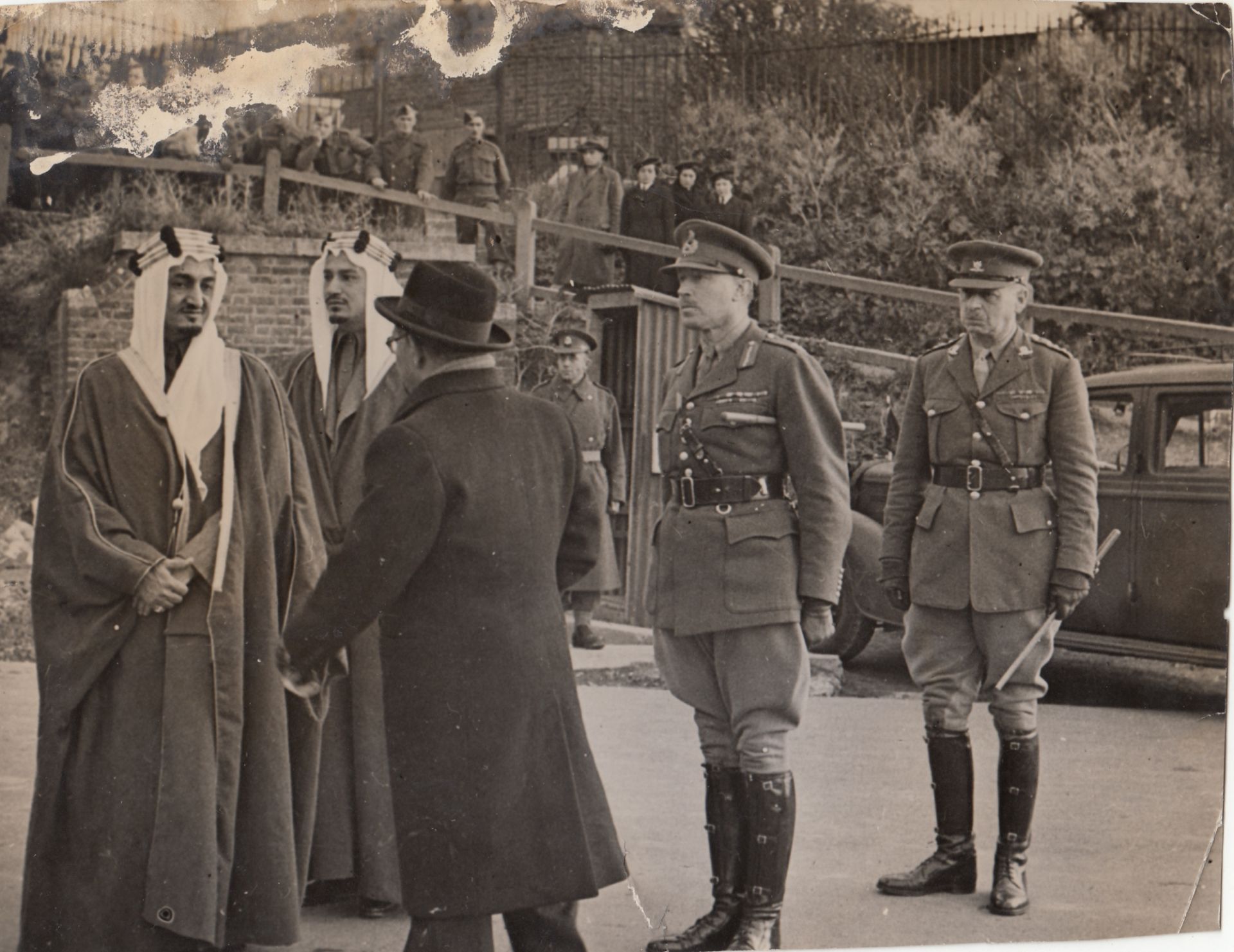 A COLLECTION OF RARE PHOTOGRAPHS OF HIS MAJESTY KING FAISAL BIN ABDULAZIZ AND KING KHALED BIN ABDULA - Image 2 of 14