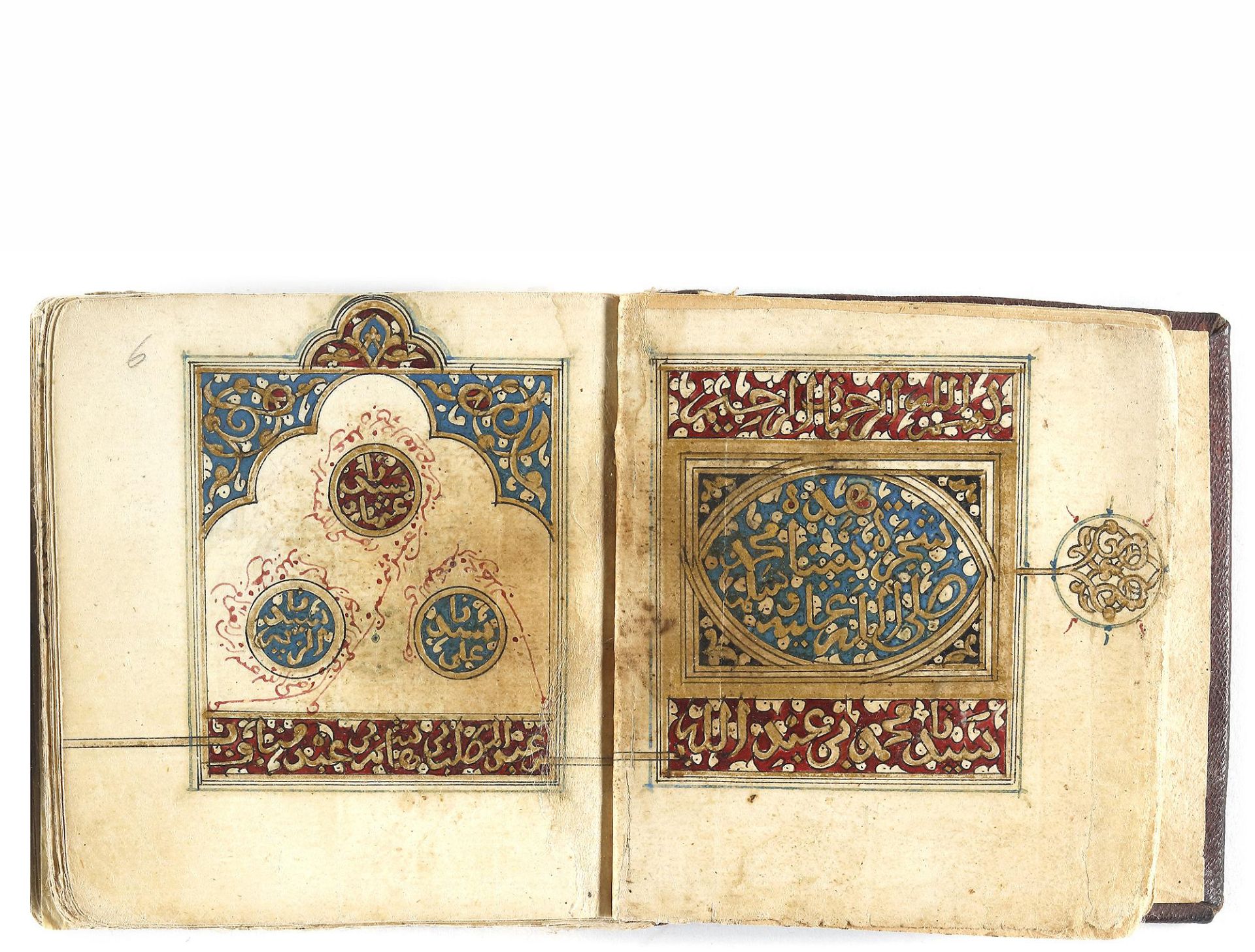 AN ILLUMINATED COLLECTION OF PRAYERS, INCLUDING DALA’IL AL-KHAYRAT, MOROCCO, DATED 1196 AH/1685 AD