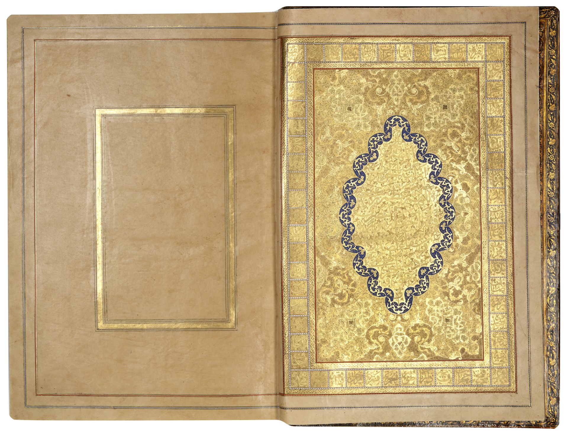 AN EXCEPTIONAL ILLUMINATED SAFAVID QURAN (POSSIBLY SHIRAZ), SECOND HALF 16TH CENTURY, WITH AN ADDITI - Image 3 of 14