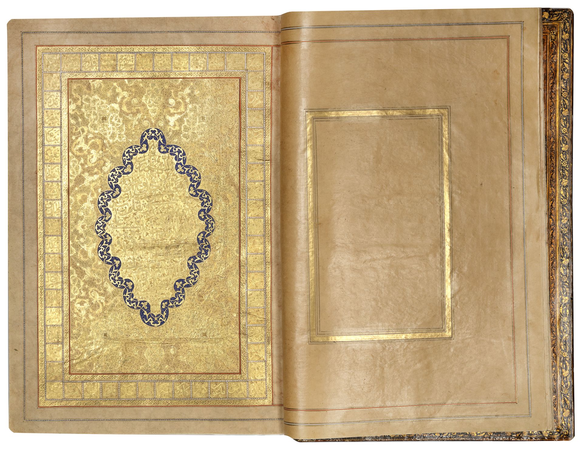 AN EXCEPTIONAL ILLUMINATED SAFAVID QURAN (POSSIBLY SHIRAZ), SECOND HALF 16TH CENTURY, WITH AN ADDITI - Image 7 of 14