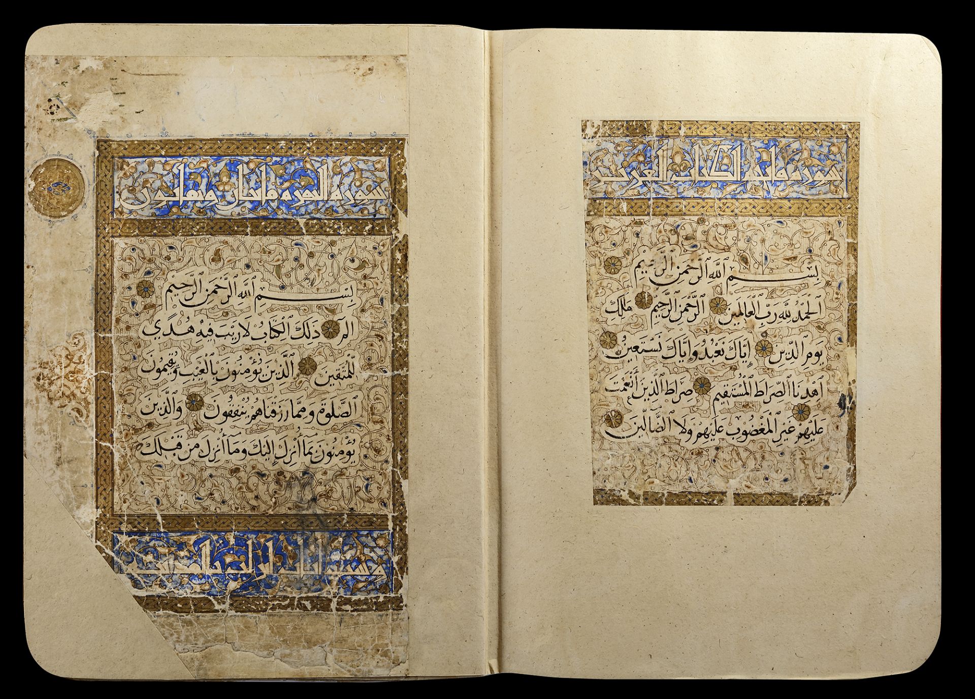 A MAMLUK QURAN (THE BAHRI DYNASTY) ATTRIBUTED TO SANDAL (ABU BAKR) SCHOOL OR STYLE, 1250-1382 AD - Image 5 of 34