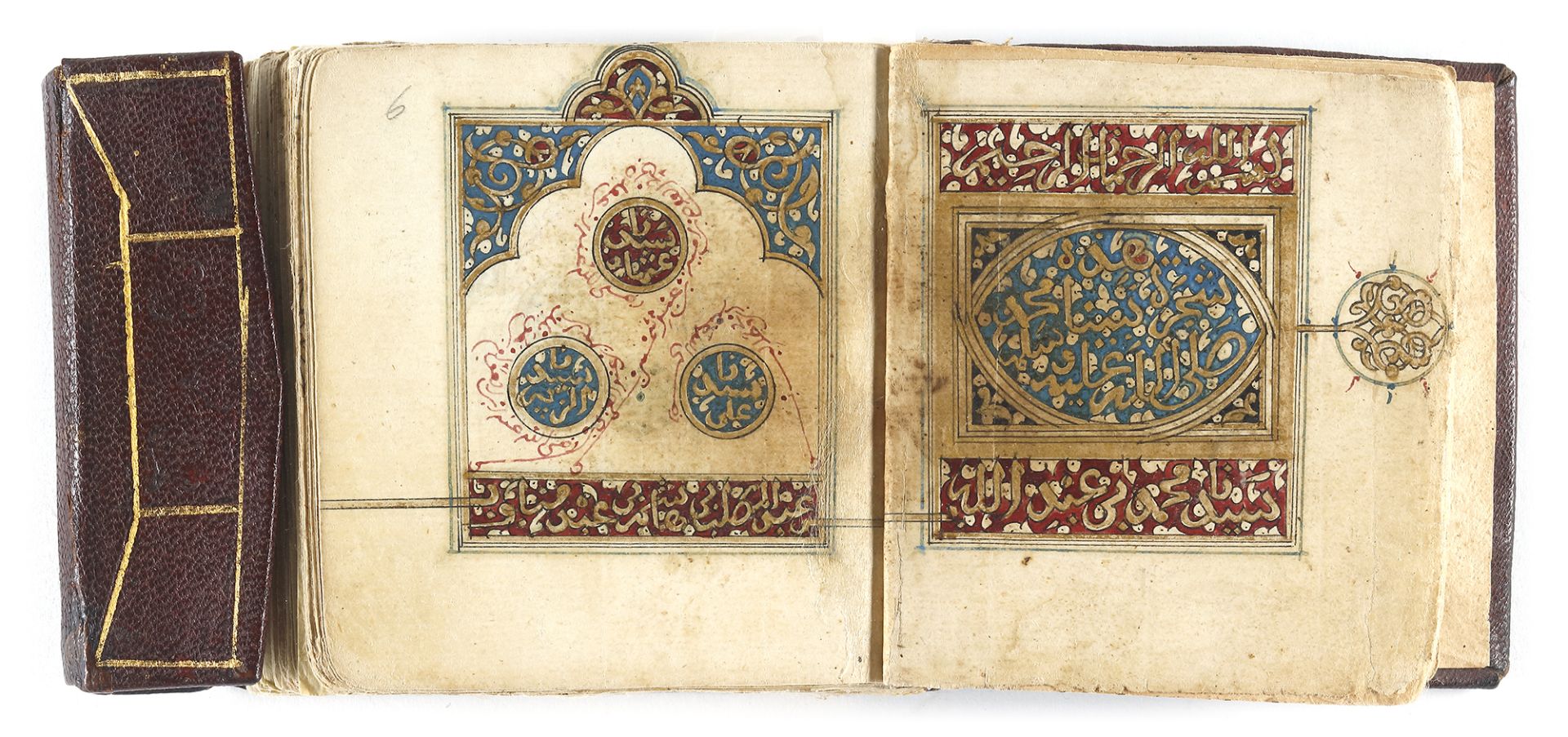 AN ILLUMINATED COLLECTION OF PRAYERS, INCLUDING DALA’IL AL-KHAYRAT, MOROCCO, DATED 1196 AH/1685 AD - Image 3 of 8